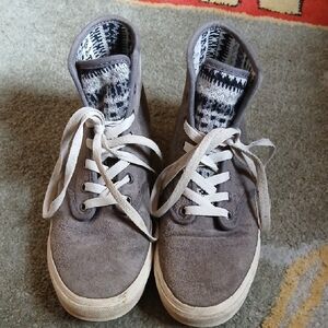 Grey Hi Top Vans
